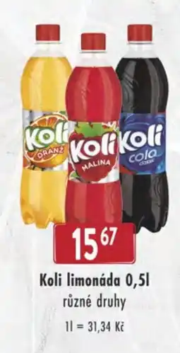 Qanto Koli limonáda nabídka