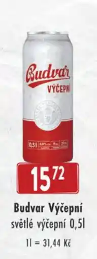 Qanto Budvar Výčepní nabídka