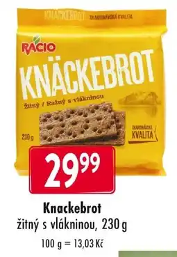 Qanto Racio knäckebrot žitný s vlákninou nabídka