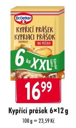 Qanto Dr.Oetker kypřicí prášek kypriaci prášok do pečiva nabídka