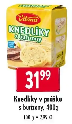 Qanto Vitana knedlíky v prášku s burizony nabídka
