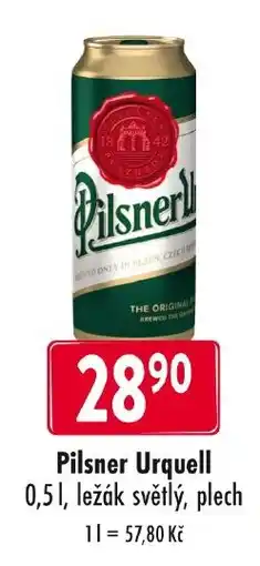 Qanto Pilsner Urquell nabídka