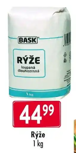 Qanto Bask rýže loupaná dlouhozrnná nabídka