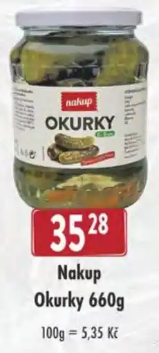 Qanto Nakup okurky nabídka
