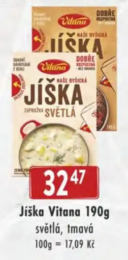 Qanto Jíška Vitana světlá, tmavá nabídka