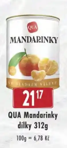 Qanto Qua mandarinky dilky nabídka