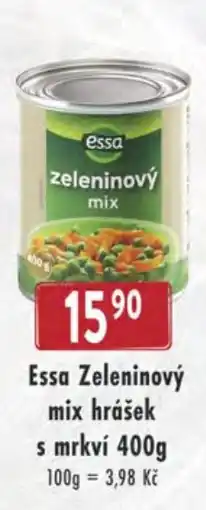 Qanto Essa zeleninový mix hrášek s mrkví nabídka