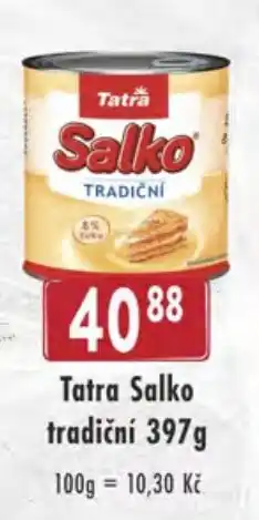 Qanto Tatra Salko tradiční nabídka