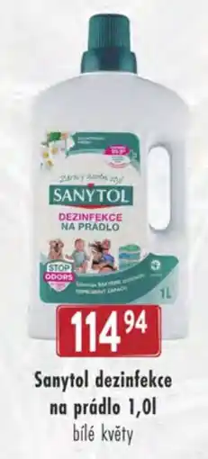 Qanto Sanytol dezinfekce na prádlo nabídka