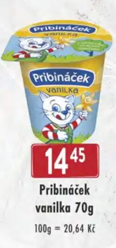 Qanto Pribináček vanilka nabídka