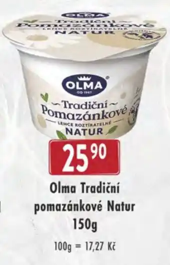 Qanto Olma tradiční pomazánkové natur nabídka