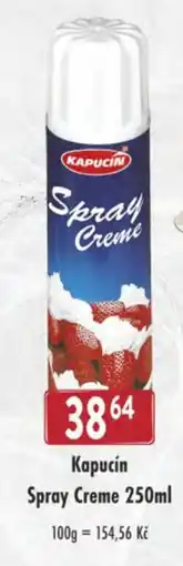 Qanto Kapucín Spray Creme nabídka