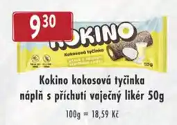 Qanto Kokino kokosová tyčinka nabídka