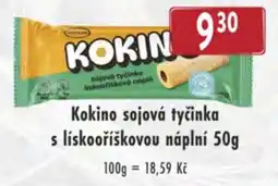 Qanto Kokino sojová tyčinka s liskooříškovou náplní nabídka