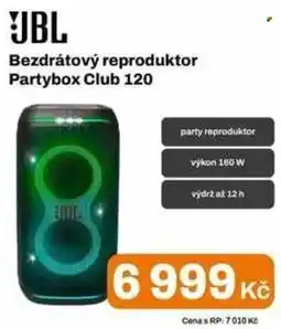 Expert Jbl party reproduktor partybox club 120 nabídka