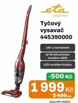 Expert eta tyčový vysavač 445390000 nabídka