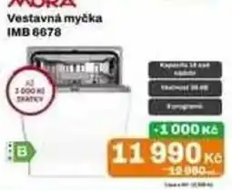 Expert Mora vestavná myčka imb 6678 nabídka