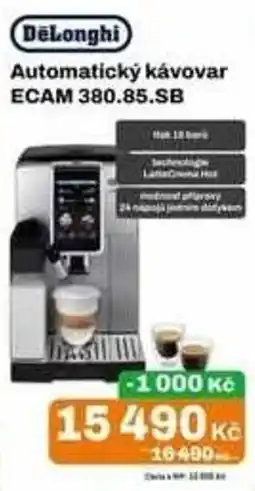 Expert Delonghi automatický kávovar ECAM 380.85.SB nabídka