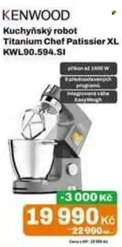 Expert Kenwood kuchyňský robot titanium chef patissier xl kwl90.594.si nabídka