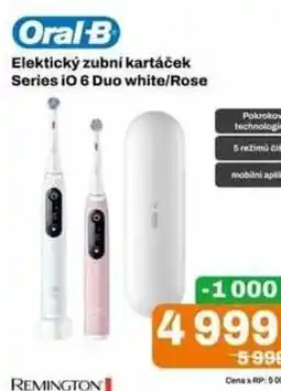 Expert Oral-B Elektrický zubní kartáček Series iO 6 Duo white/Rose nabídka