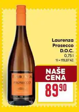 Billa Laurenza Prosecco D.O.C nabídka