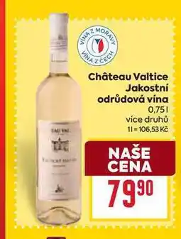 Billa Château Valtice Jakostní odrůdová vína nabídka