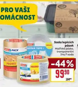 Billa Sada lepicích pásek Malířská páska, transparentni 3 ks/1 sada nabídka
