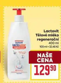 Billa Lactovit Tělové mléko regenerační nabídka