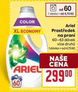Billa Ariel Prostředek na praní 60-63 dávek nabídka