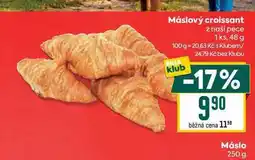 Billa Máslový croissant z naší pece 1ks nabídka