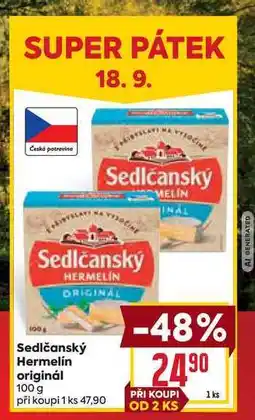 Billa Sedlčanský Hermelín nabídka