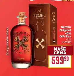 Billa Bumbu Original 40% Gift Box nabídka
