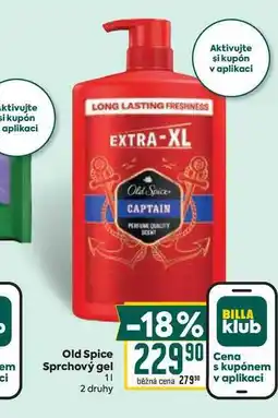 Billa Old Spice Sprchový gel nabídka