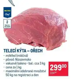 Makro Telecí kýta – ořech nabídka