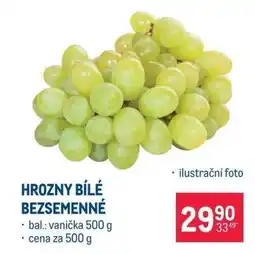 Makro Hrozny bílé bezsemenné nabídka