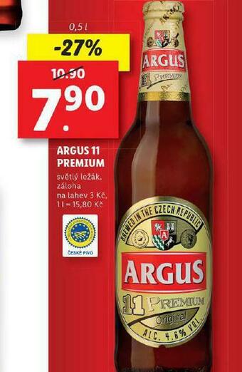 Lidl Pivo argus 11 premium nabídka