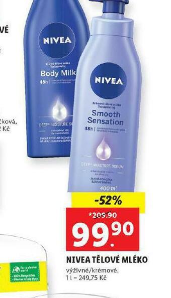 Lidl Nivea tělové mléko nabídka