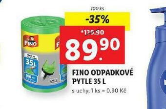 Lidl Fino odpadkové pytle 35 l nabídka
