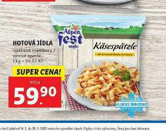 Lidl Hotová jídla nabídka