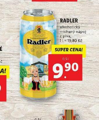 Lidl Radler nabídka