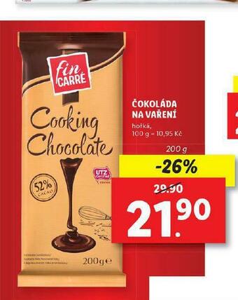 Lidl Čokoláda na vaření nabídka