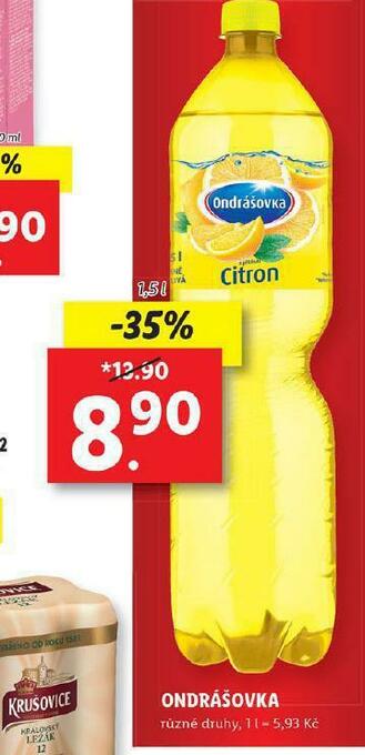 Lidl Ondrášovka nabídka