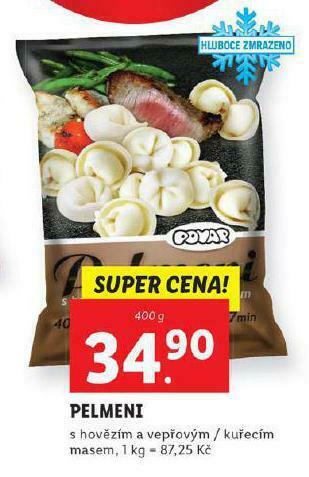 Lidl Pelmeni nabídka