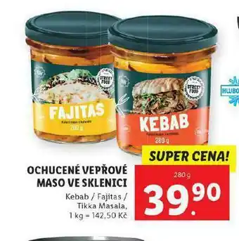 Lidl Ochucené vepřové maso ve sklenici nabídka