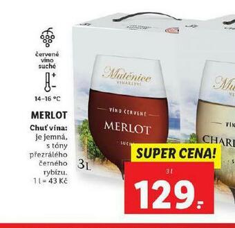 Lidl Merlot nabídka