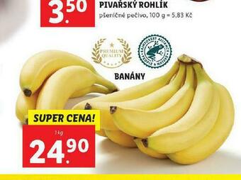 Lidl Banány nabídka