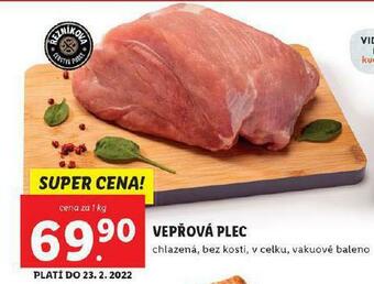 Lidl Vepřová plec nabídka