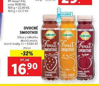 Lidl Ovocné smoothie nabídka