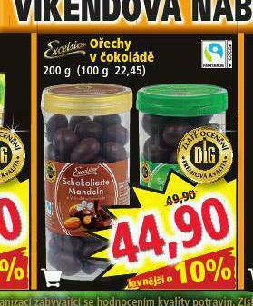Norma Ořechy v čokoládě nabídka