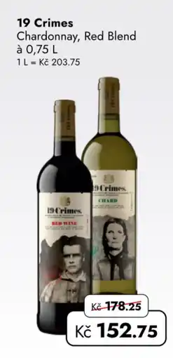 TRAVEL FREE 19 Crimes Chardonnay, Red Blend nabídka